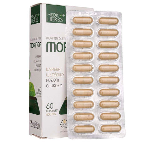 Medica Herbs Moringa 620 mg - 60 Capsules