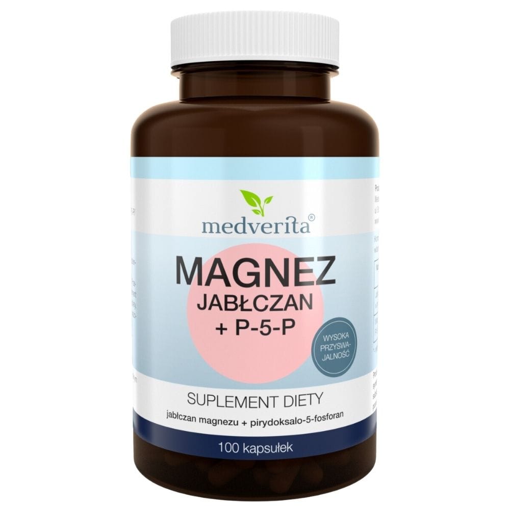 Medverita Magnesium Malate + P-5-P - 100 Capsules