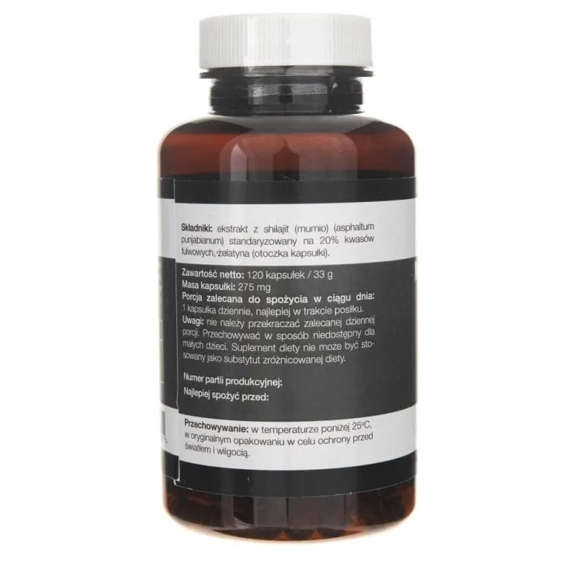 Medverita Mumio / Shilajit extract 20% fulvic acids  - 120 Capsules