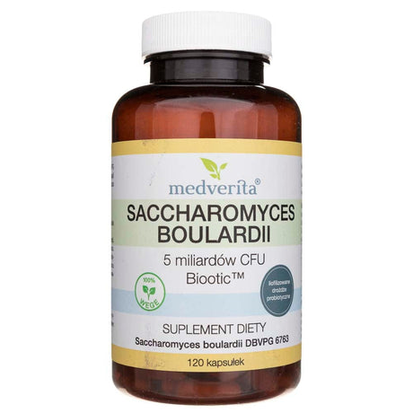 Medverita Saccharomyces boulardii Biootic™ 5 billion CFUs - 120 Capsules