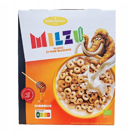 Milzu Honey Rye & Oatmeal Circles BIO - 200 g