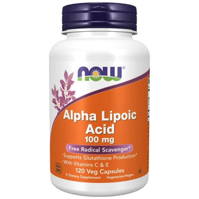 Now Foods Alpha Lipoic Acid 100 mg - 120 Veg Capsules