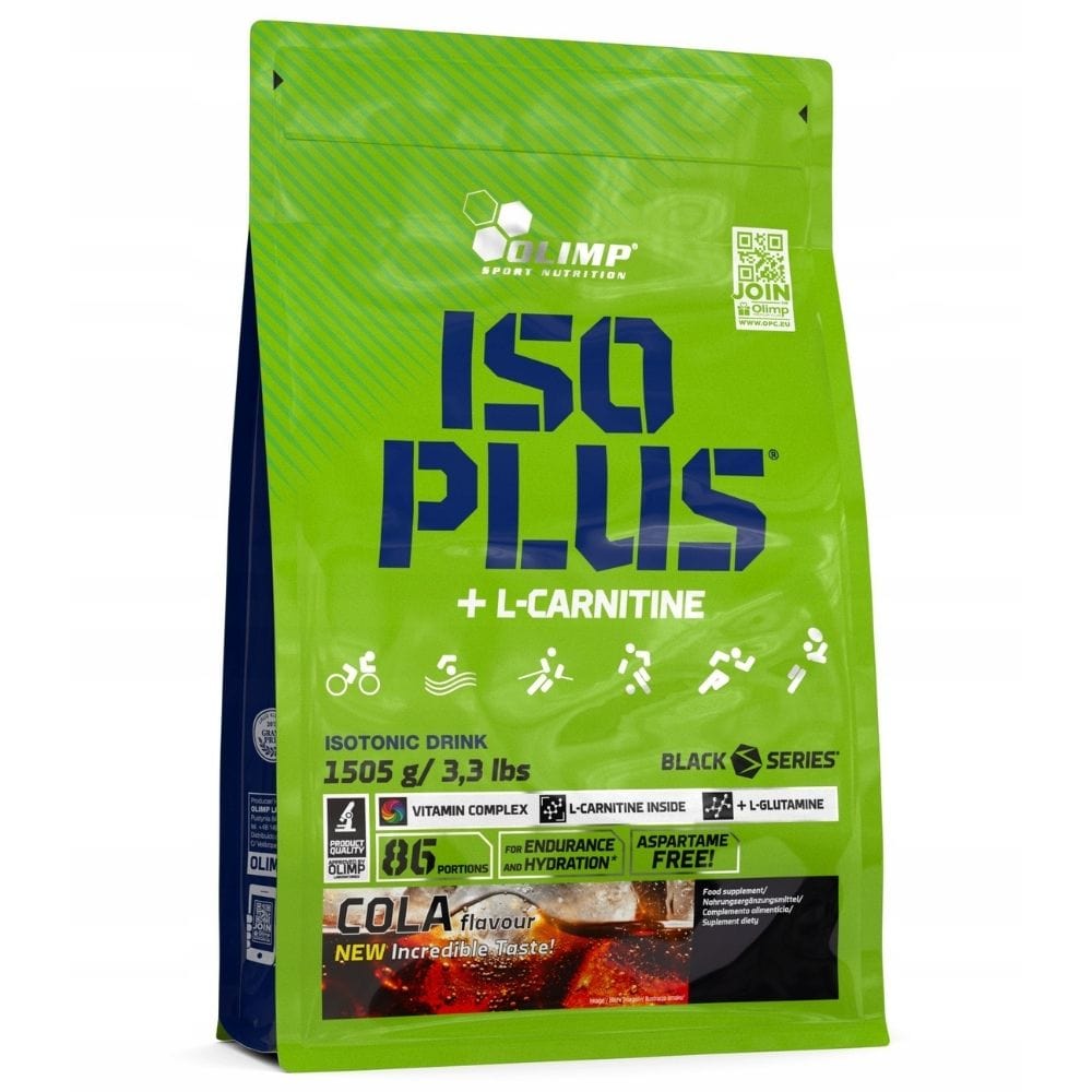 Olimp Iso Plus Isotonic with L- Carnitine Powder, Cola - 1505 g