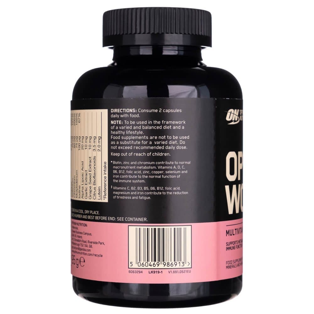 Optimum Nutrition Opti-Women - 120 Capsules