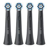 Oral-B Heads iO Gentle Care Electric Toothbrush Heads, Black - 4 Pieces
