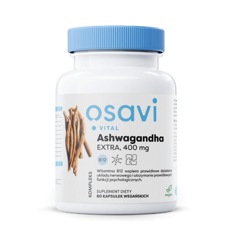 Osavi Ashwagandha Extra 400 mg - 60 Vege Capsules