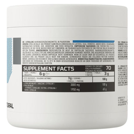 Ostrovit Citrulline, Natural - 210 g