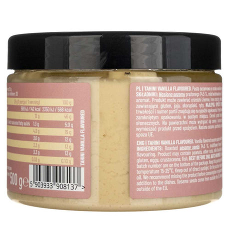 Ostrovit Tahini, vanilla flavoured - 500 g