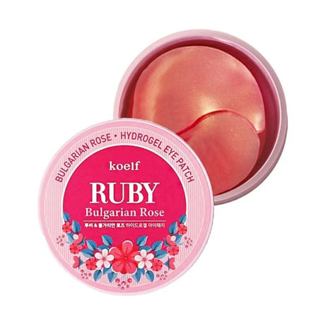 Petitfee Hydrogel Eye Pads Ruby Bulgarian Rose - 60 pieces