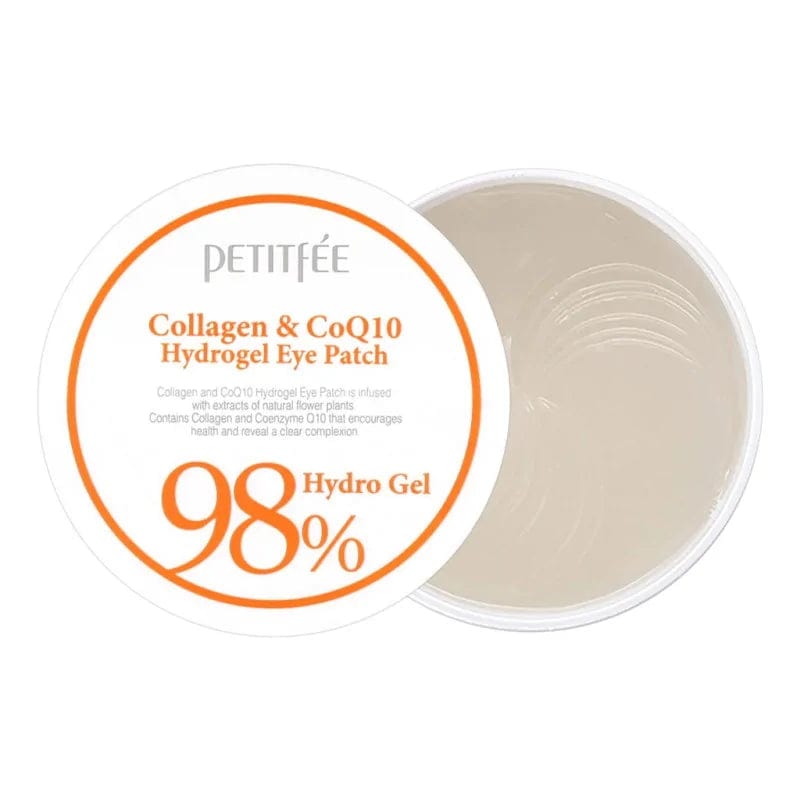 Petittfee 98% Hydro Gel Collagen & COQ10 Eye Patch - 60 pieces