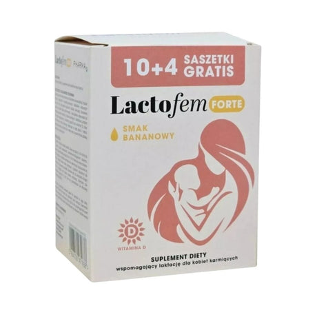 Pharma Dot Lactofem Forte, Banana - 14 Sachets