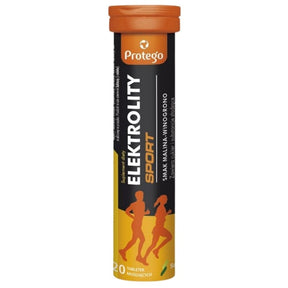 Protego Electrolytes Sport, Raspberry-Grape - 20 Tablets