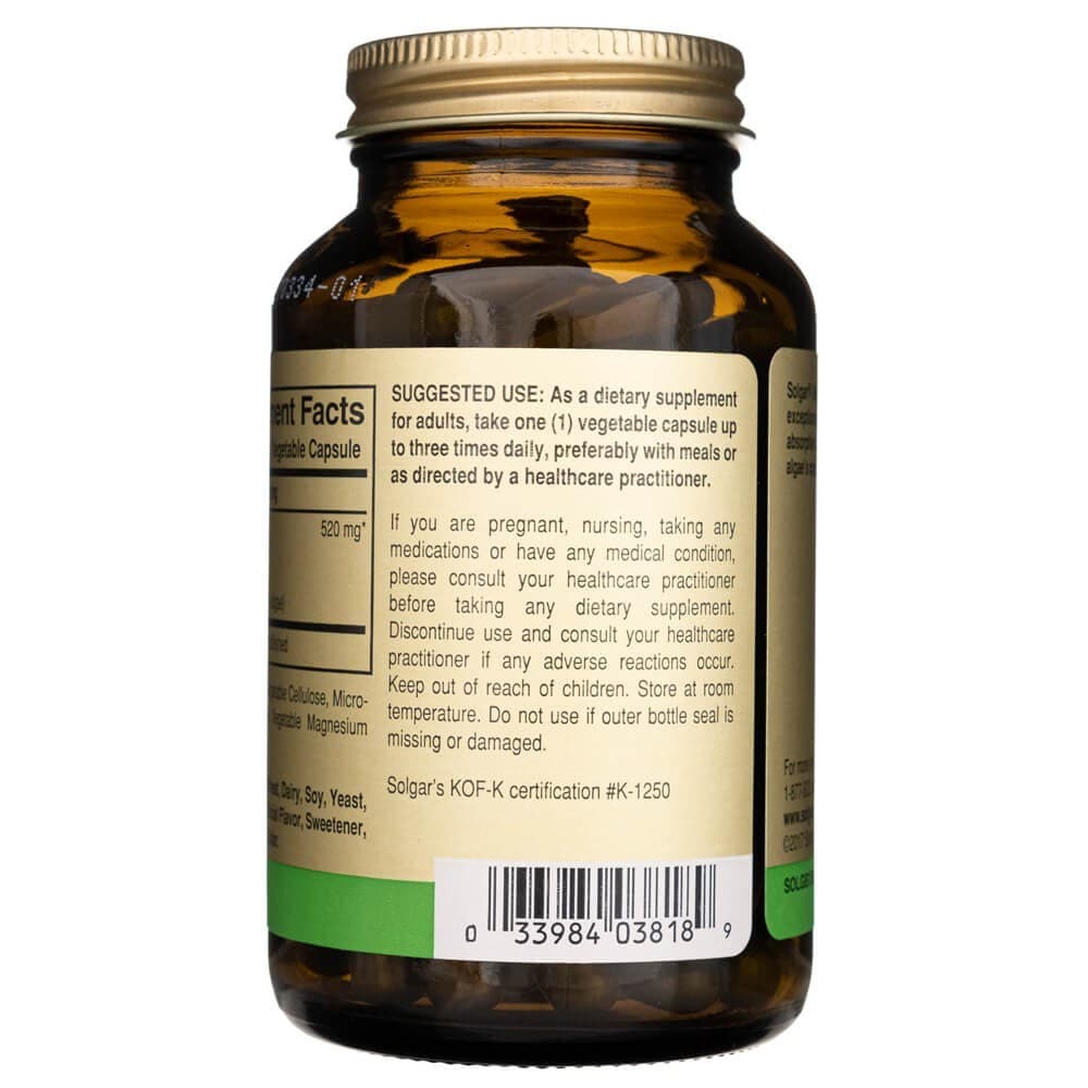 Solgar Chlorella 520 mg - 100 Veg Capsules