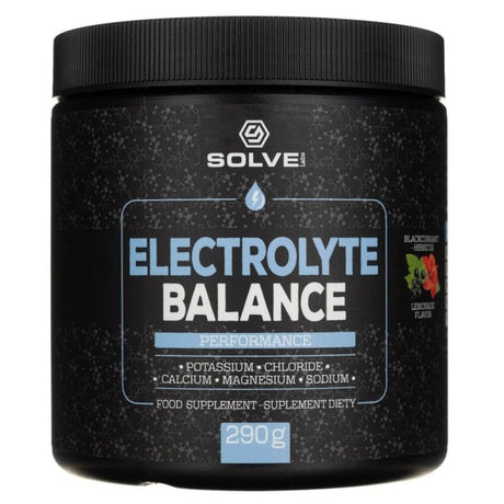 Solve Labs Electrolyte Balance, Blackcurrant-Hibiscus - 290 g