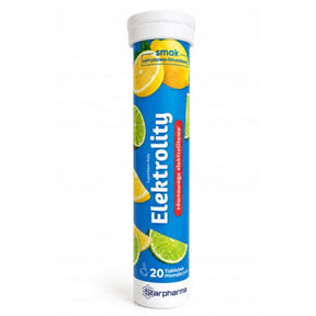 Starpharma Electrolytes, Lemon-Lime - 20 Effervescent Tablets