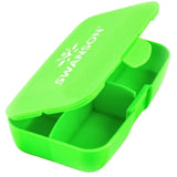 Swanson Pillbox Capsule Container, Green - 1 Piece