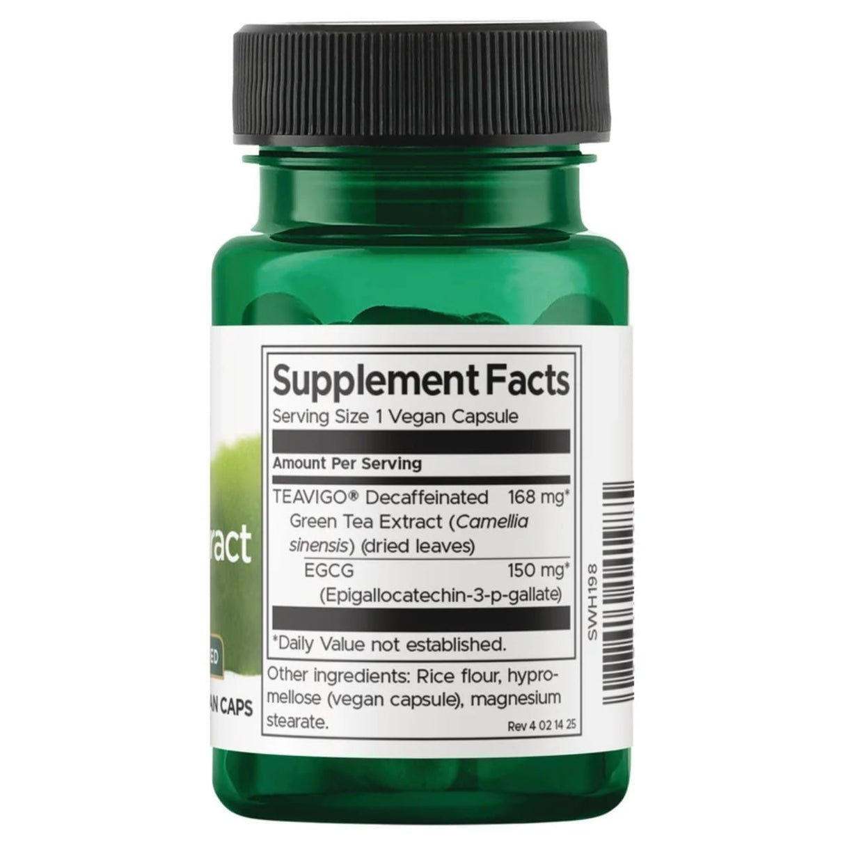 Swanson Teavigo, Green Tea Extract 90% EGCG - 30 Veg Capsules
