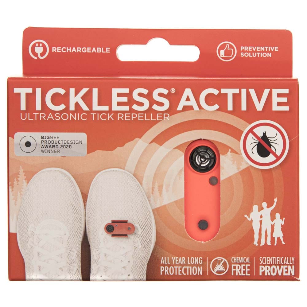 Tickless Active Ultrasonic Tick Repellent - Red