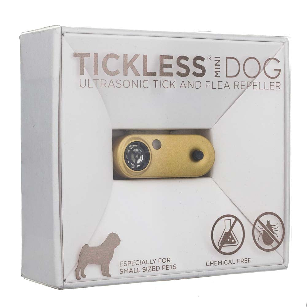 Tickless Pet Mini Ultrasonic Tick Repellent - Gold