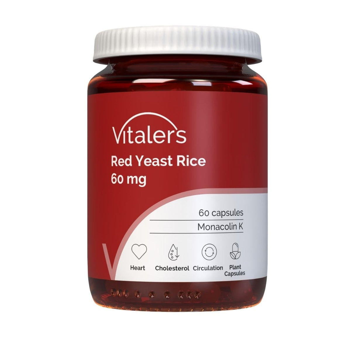 Vitaler's Fermented Red Rice - 60 Capsules