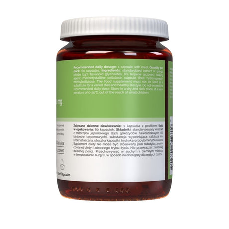 Vitaler's Ginkgo Biloba 120 mg - 60 Capsules