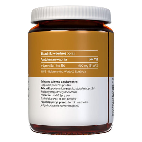 Vitaler's Pantothenic Acid 500 mg - 60 Capsules