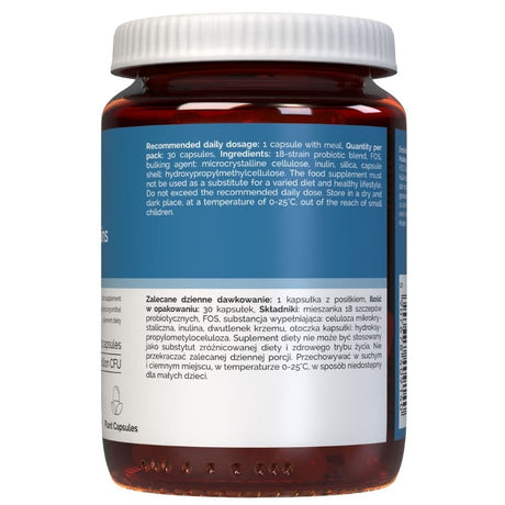 Vitaler's Probiotic 18 Strains with FOS - 30 Capsules