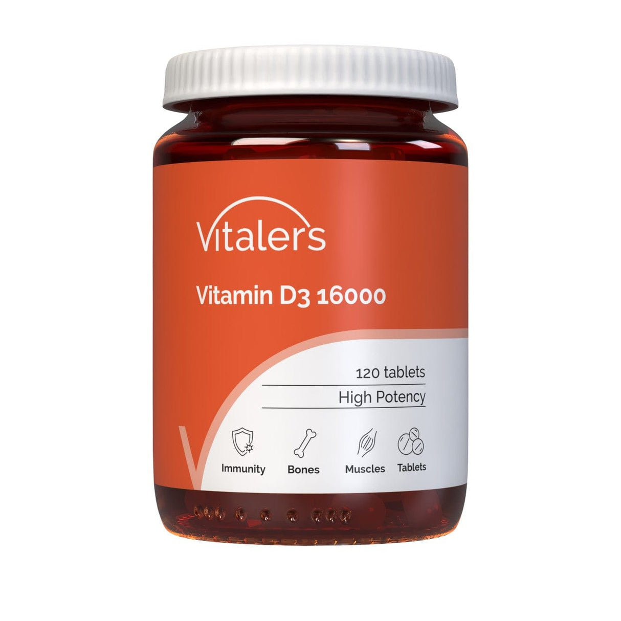 Vitaler's Vitamin D3 16000 IU - 120 Tablets