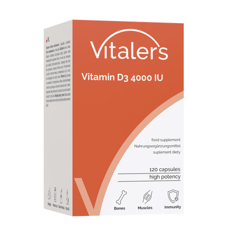 Vitaler's Vitamin D3 4000 IU - 120 Softgels