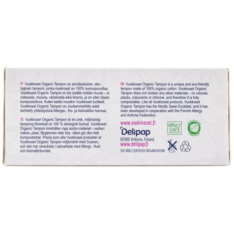 Vuokkoset Bio Super Tampons - 16 pieces