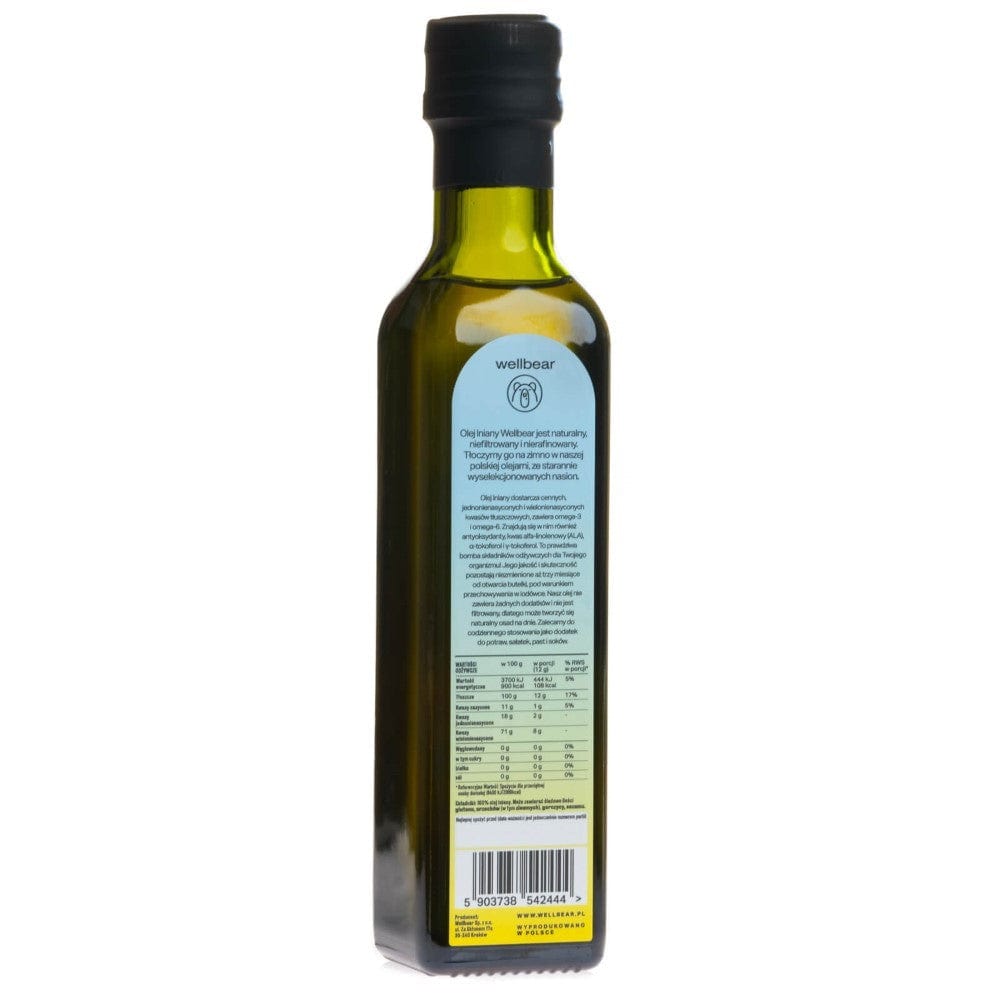 Wellbear Linseed Oil Cold Pressed - 250 ml