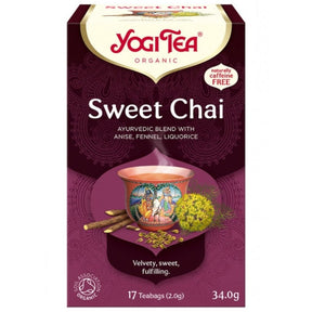 Yogi Tea Sweet Chai Spicy Tea with Aniseed - 17 Sachets