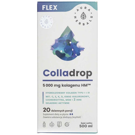 Aura Herbals Colladrop Flex - marine collagen 5000 mg - 500 ml