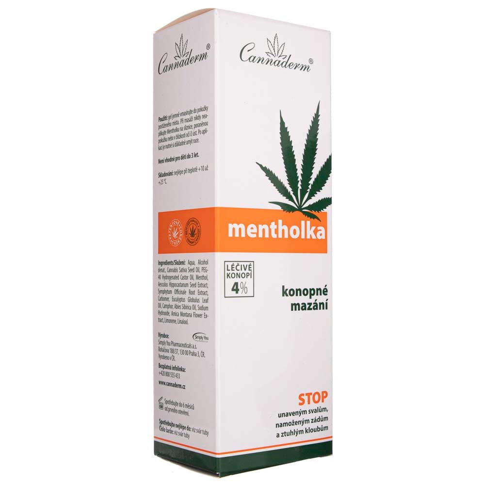 Cannaderm Mentholka Cooling Gel for muscle and joint pain - 200 ml
