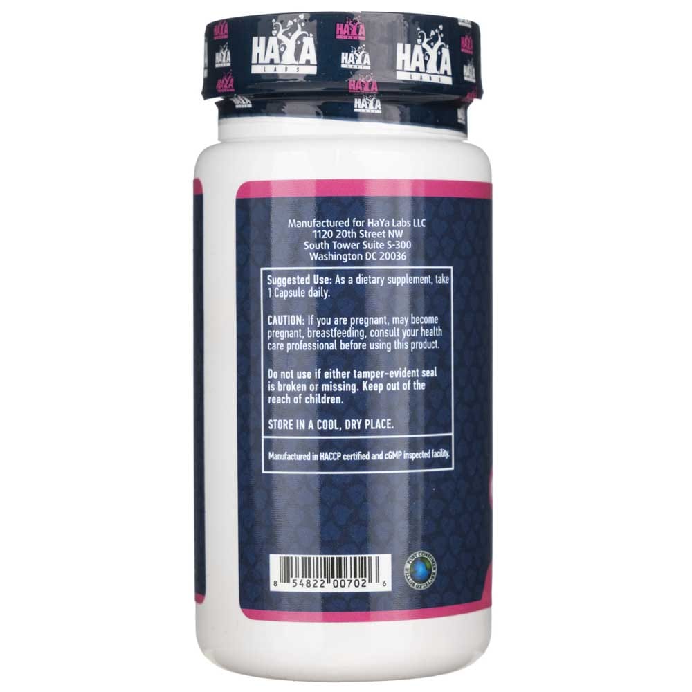 Haya Labs Raspberry Ketones 500 mg - 100 Capsules