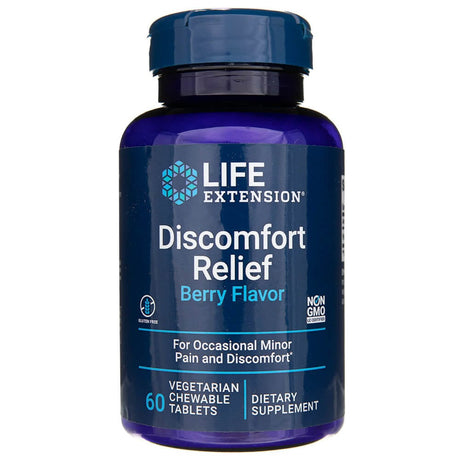 Life Extension Discomfort Relief (Berry Flavor) - 60 Tablets