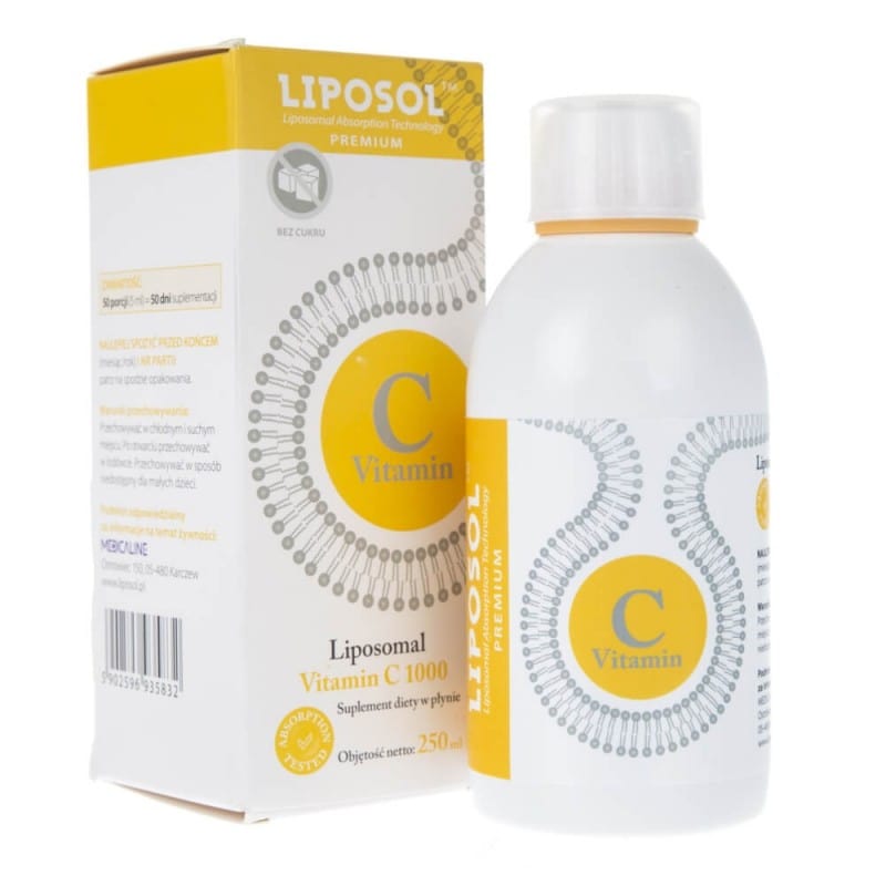 Liposol Vitamin C 1000 (Liposomal Buffered Vitamin C) - 250 ml