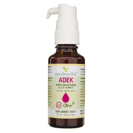 Medverita ADEK Complex of Vitamins A, D, E & K MK-7 - 30 ml