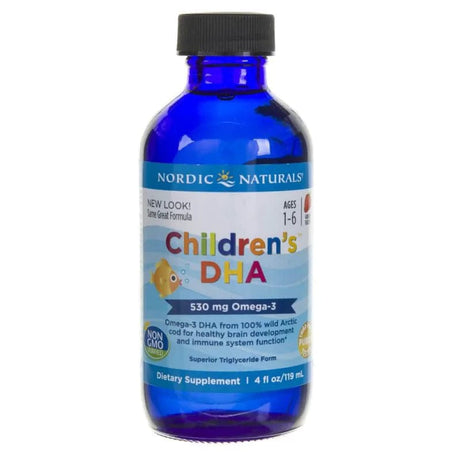 Nordic Naturals Children's DHA, strawberry flavour - 119 ml