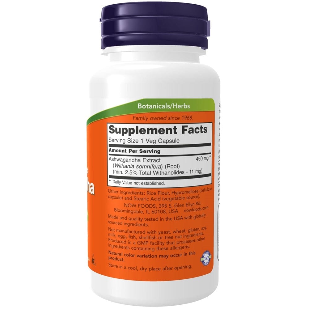 Now Foods Ashwagandha 450 mg - 90 Veg Capsules