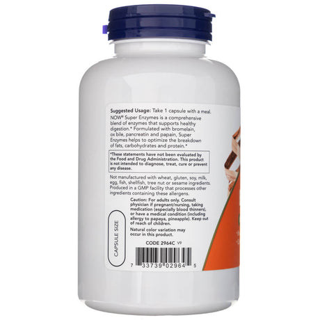 Now Foods Super Enzymes - 180 Capsules