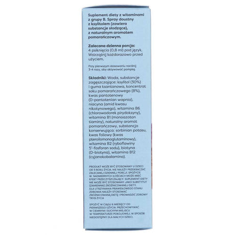 Osavi Vitamin B-complex, Oral Spray, Orange Flavour - 25 ml