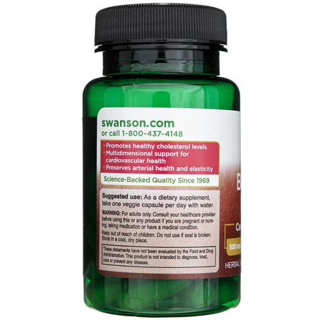 Swanson Bergamot Extract 500 mg - 30 Veg Capsules