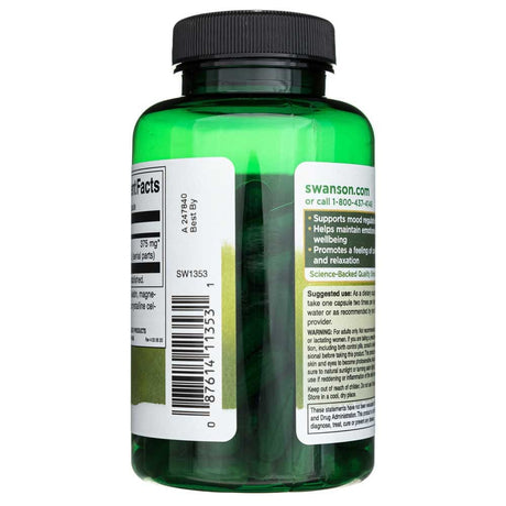 Swanson Full Spectrum St. John's Wort 375 mg - 120 Capsules